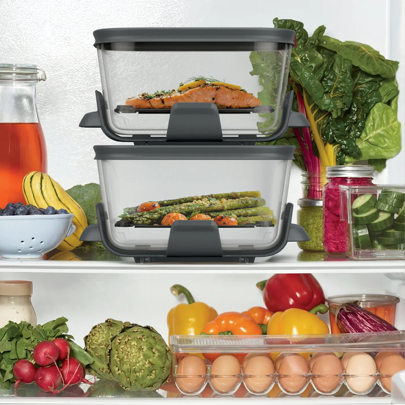 Cook, Serve and Store in Glass — Ninja CRISPi DualZone